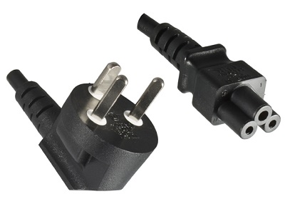 Denmark plug, 1,8 m, IEC 60320 C5 connector