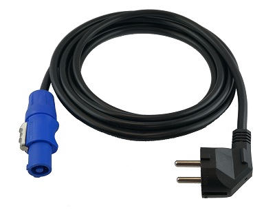 Neutrik powerCon Netzkabel, 1,5m, schwarz